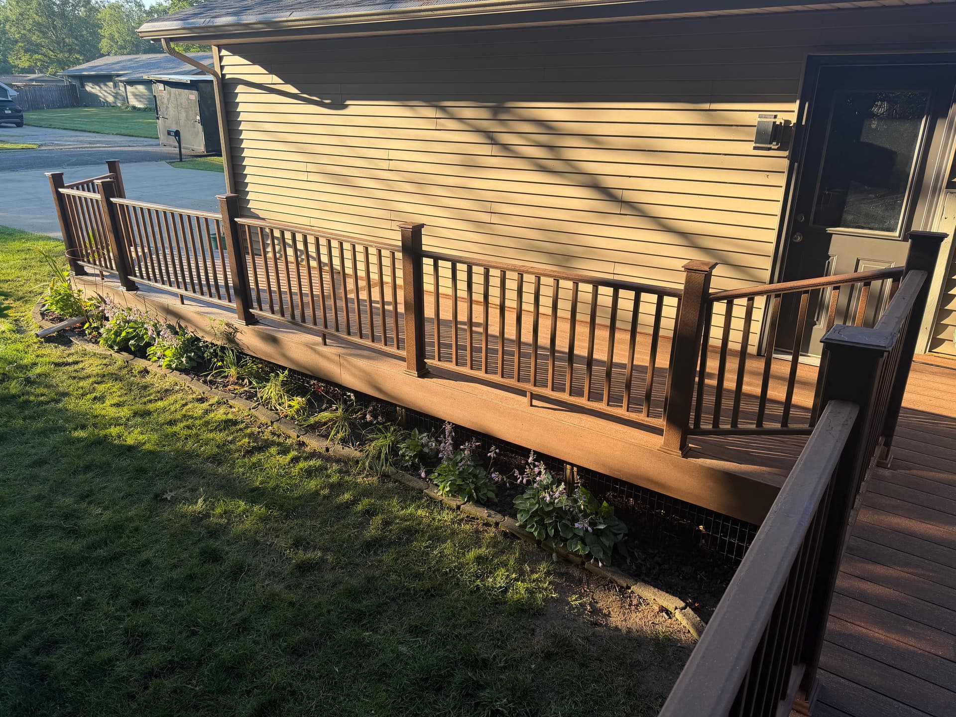 Gallery photos for Old Wood Deck Replaced With Low-Maintenance Composite in Defiance Ohio: Image #5