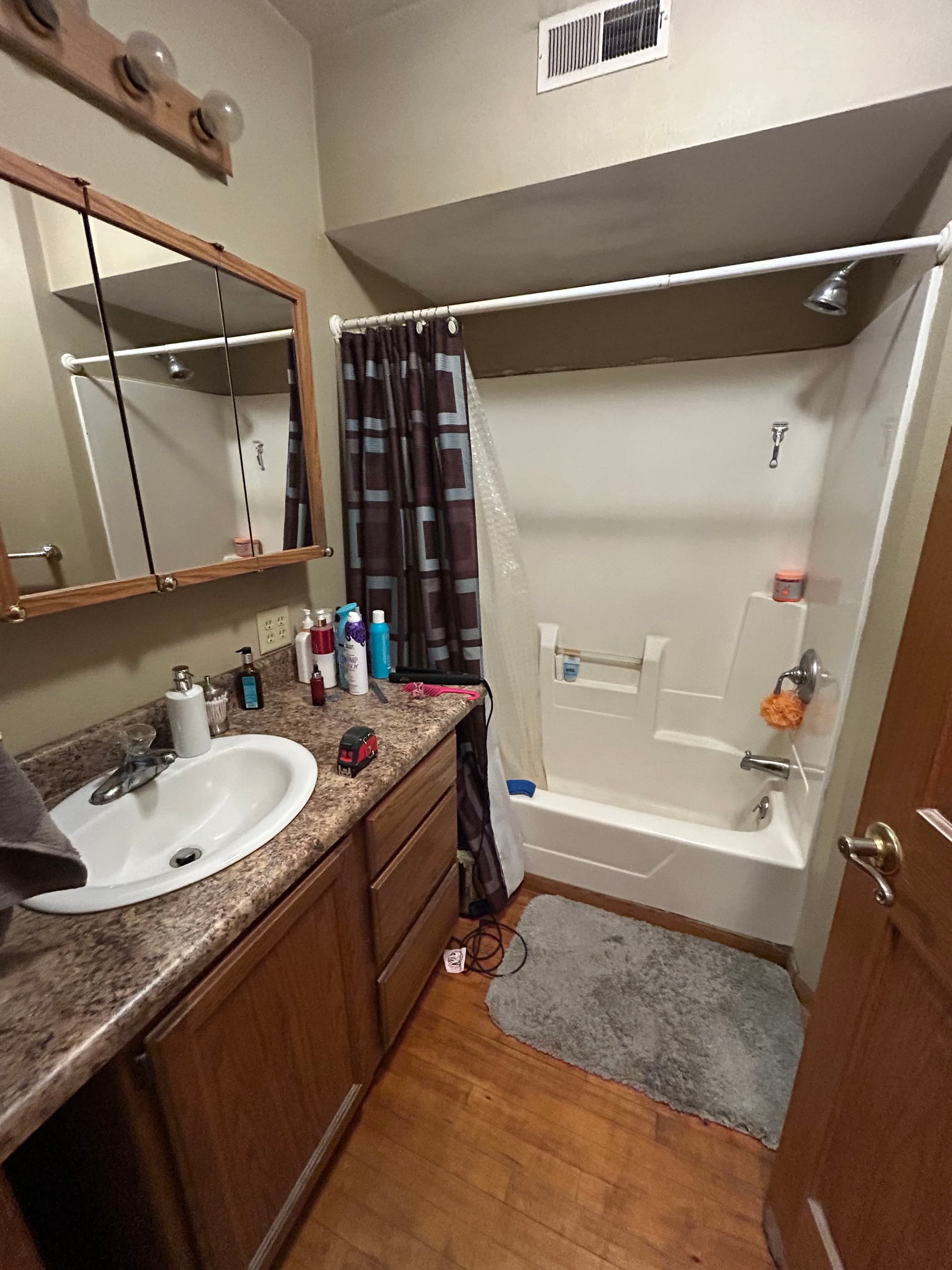 Shower Swap and Fresh Flooring in Montpelier
