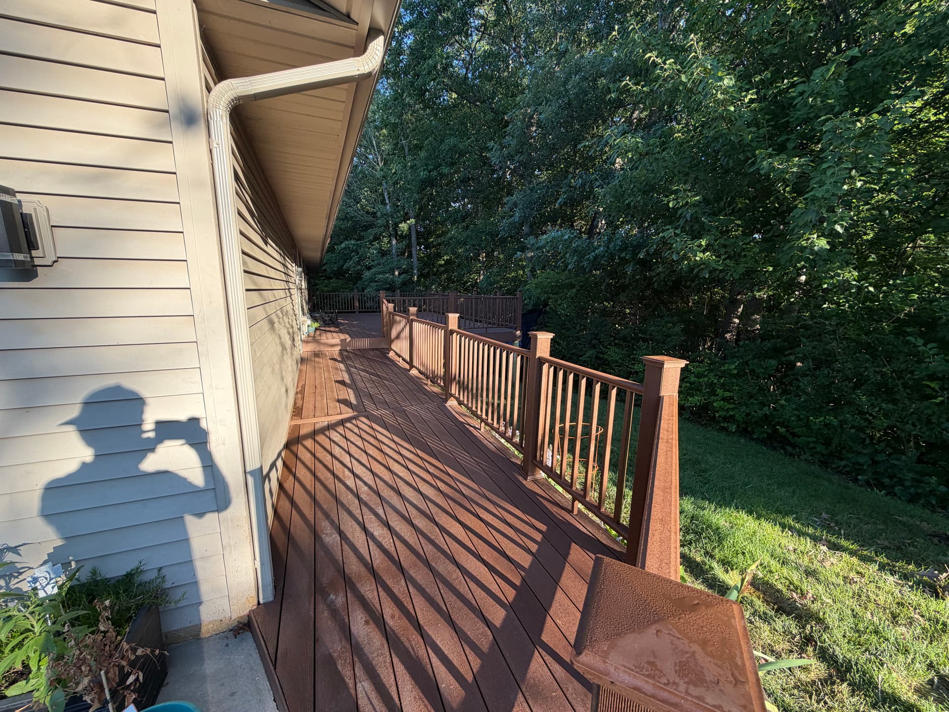 Gallery photos for Old Wood Deck Replaced With Low-Maintenance Composite in Defiance Ohio: Image #3