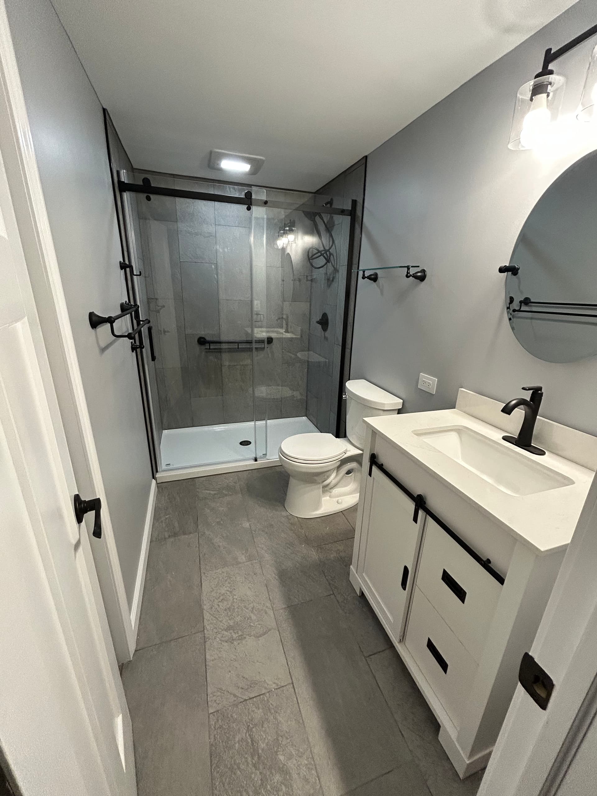 Gallery photos for Bathroom Remodel in Bryan OH Goes From Worn Out to Modern: Image #1