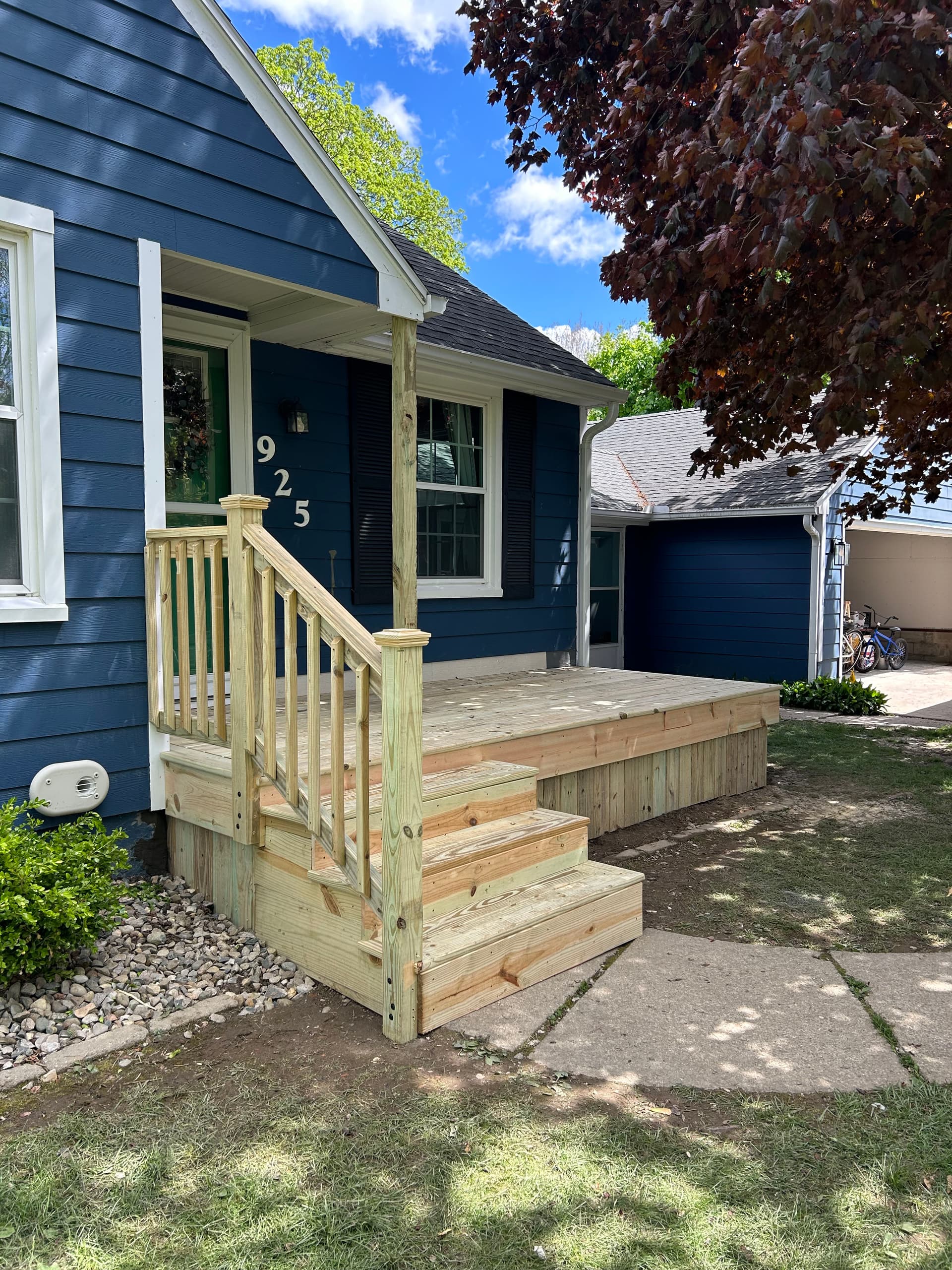 Gallery photos for Front Porch Build Gives Bryan Home a Safer Entry: Image #7