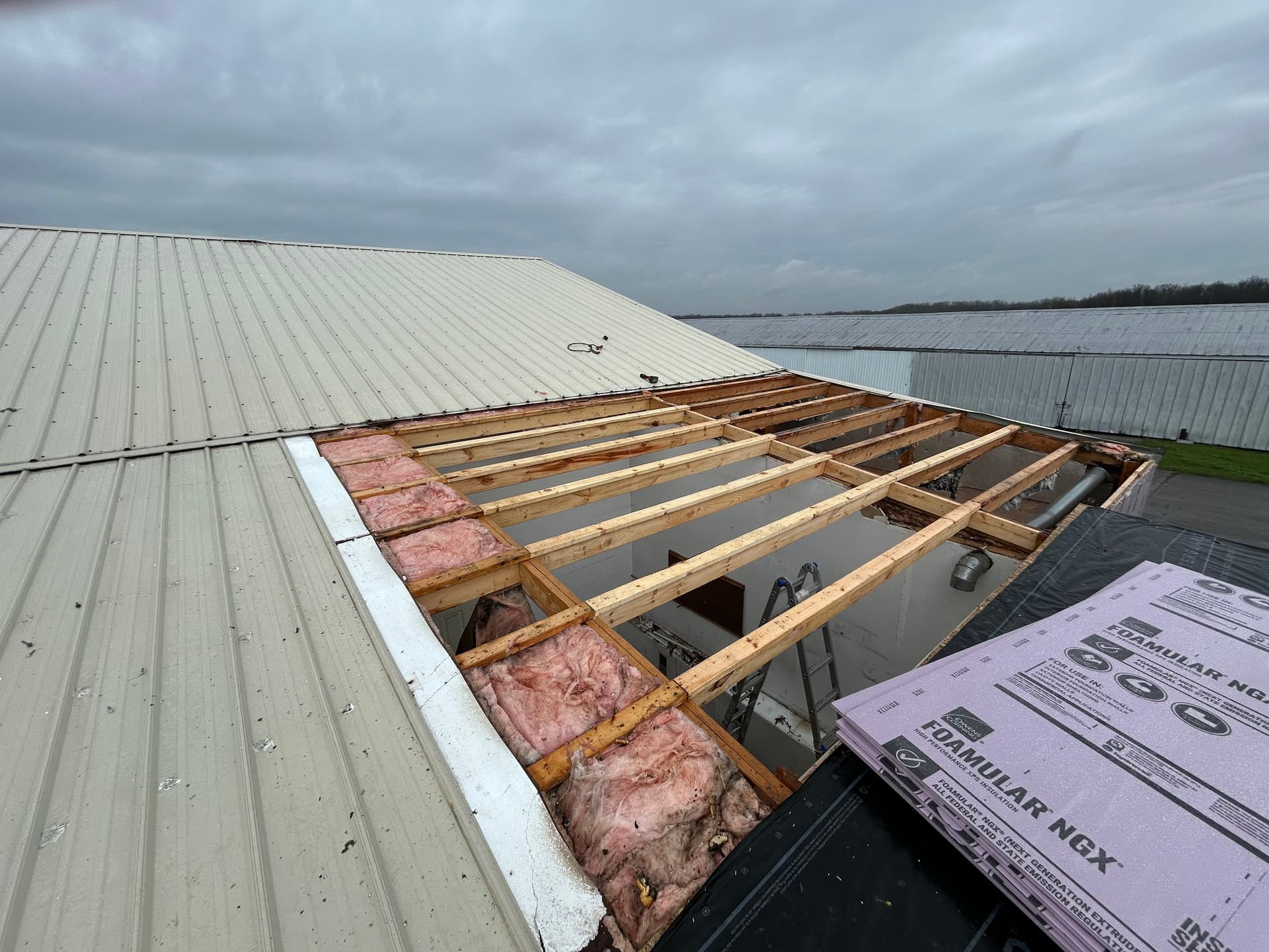 Gallery photos for Roof Replacement with Rotted Framing Repair in Defiance Ohio: Image #4