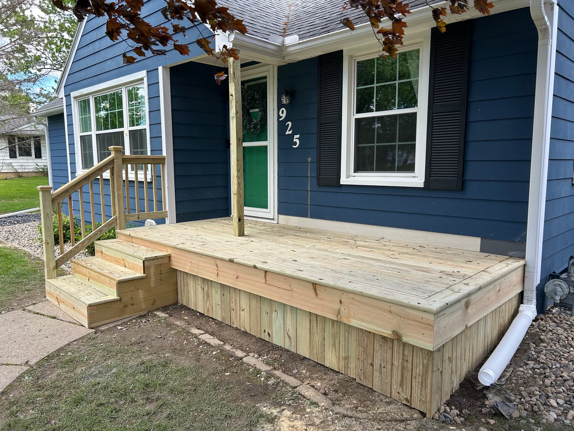 Gallery photos for Front Porch Build Gives Bryan Home a Safer Entry: Image #4