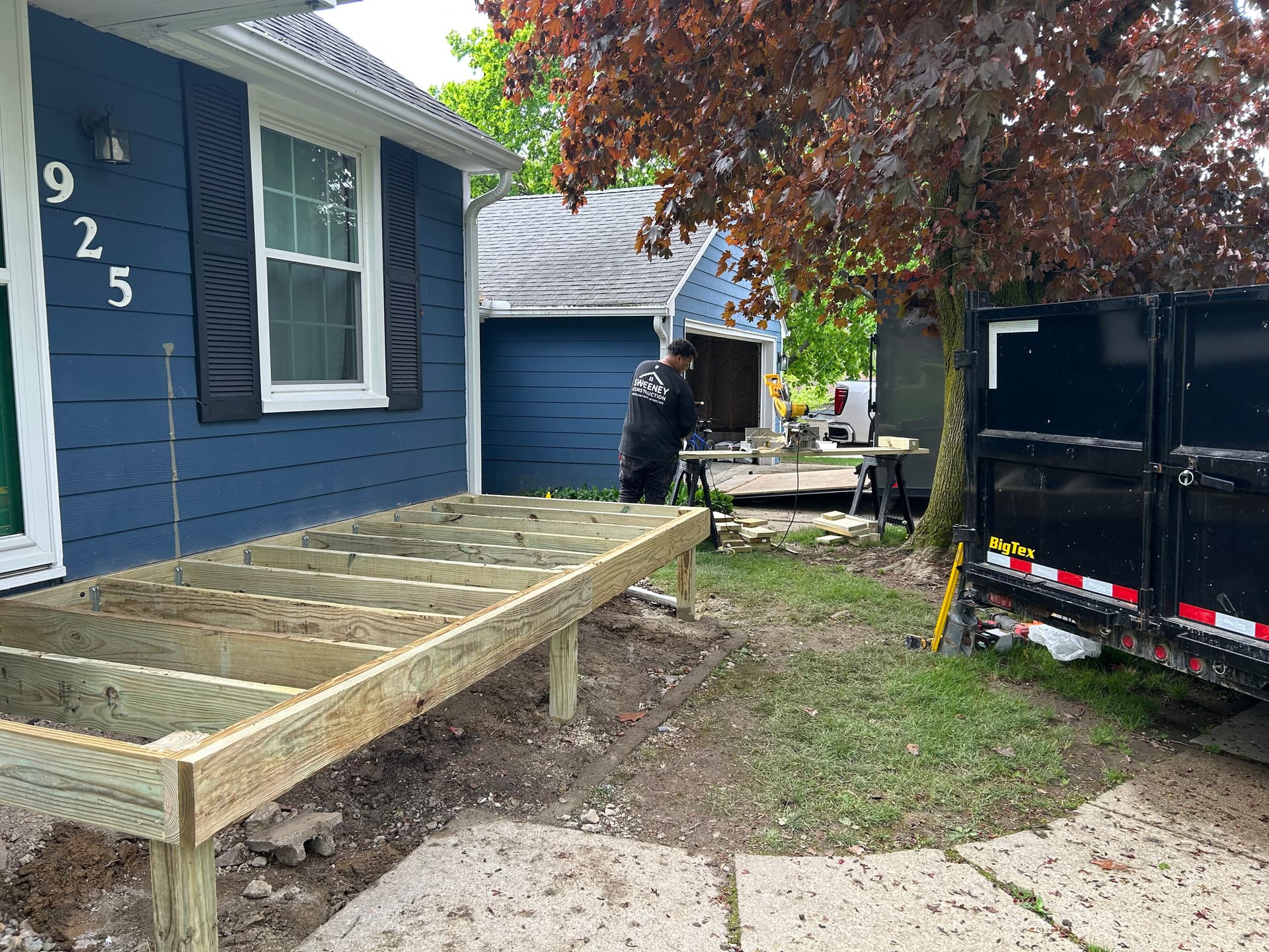 Gallery photos for Front Porch Build Gives Bryan Home a Safer Entry: Image #2