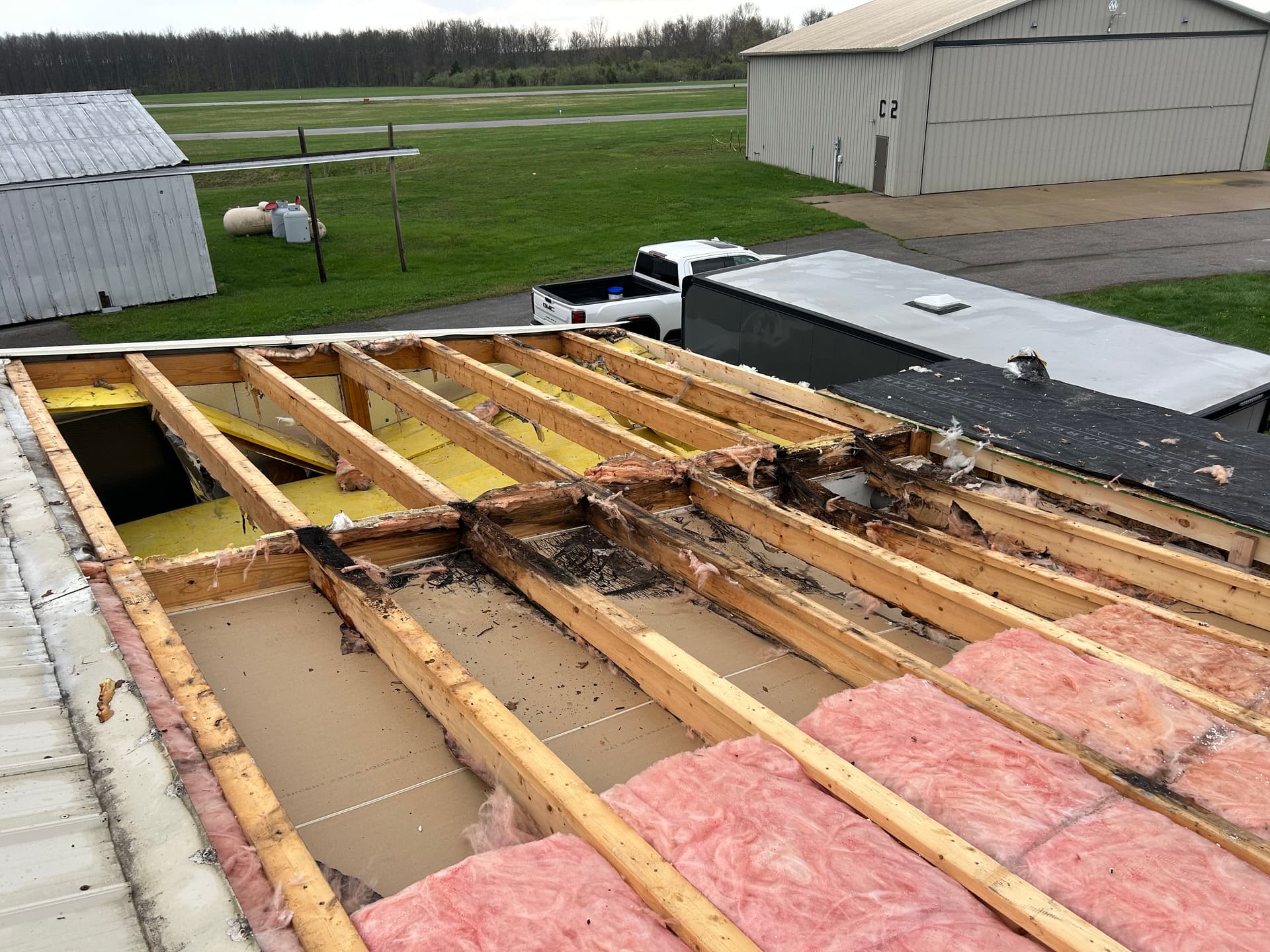 Gallery photos for Roof Replacement with Rotted Framing Repair in Defiance Ohio: Image #1