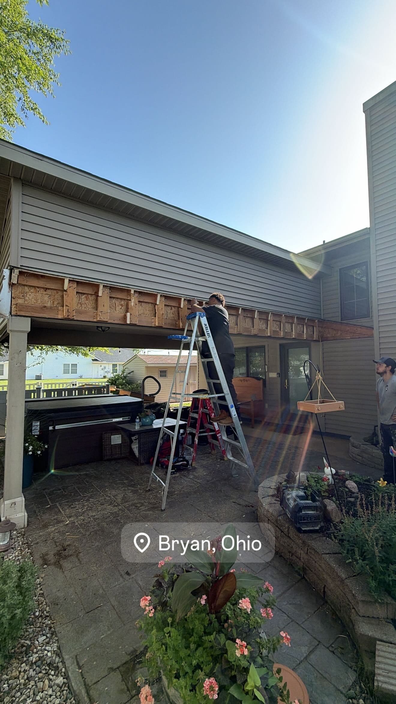 Gallery photos for Siding Prep Underway at This Bryan Ohio Home: Image #1